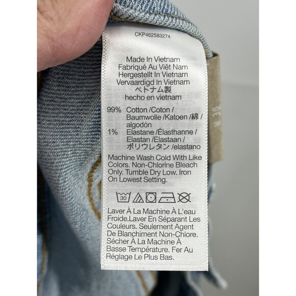 Madewell Womens Size 30 The Perfect Jean Short Blue Denim NWT High Rise Raw Hem - Picture 7 of 9